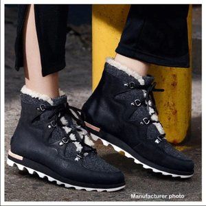 SOREL Sneakchic Alpine Waterproof Shearling Boots